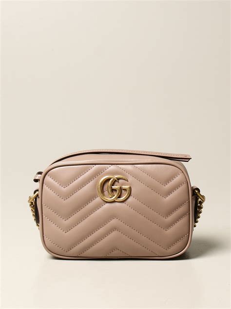 borse gucci rosa con scritta|borse tracolla donna Gucci.